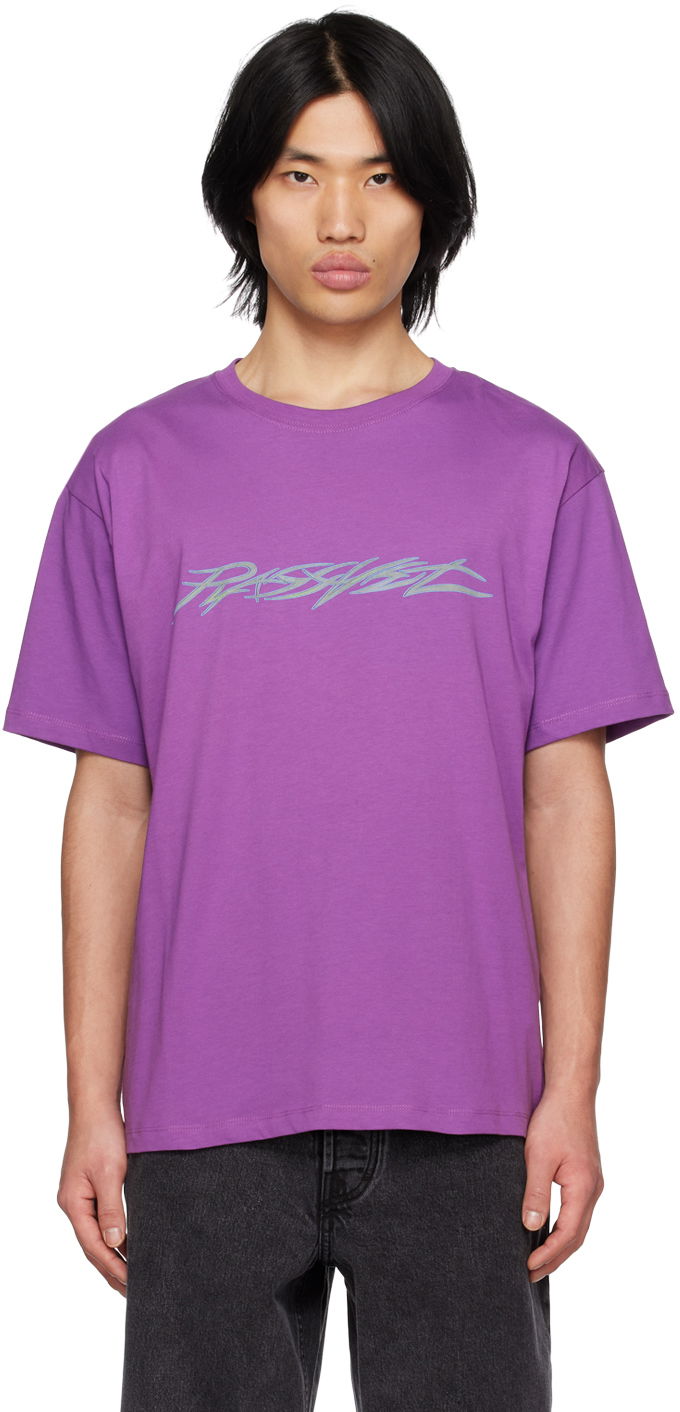 Tričko PACCBET Rassvet Purple Printed T-Shirt Fialová | PACC12T101, 0