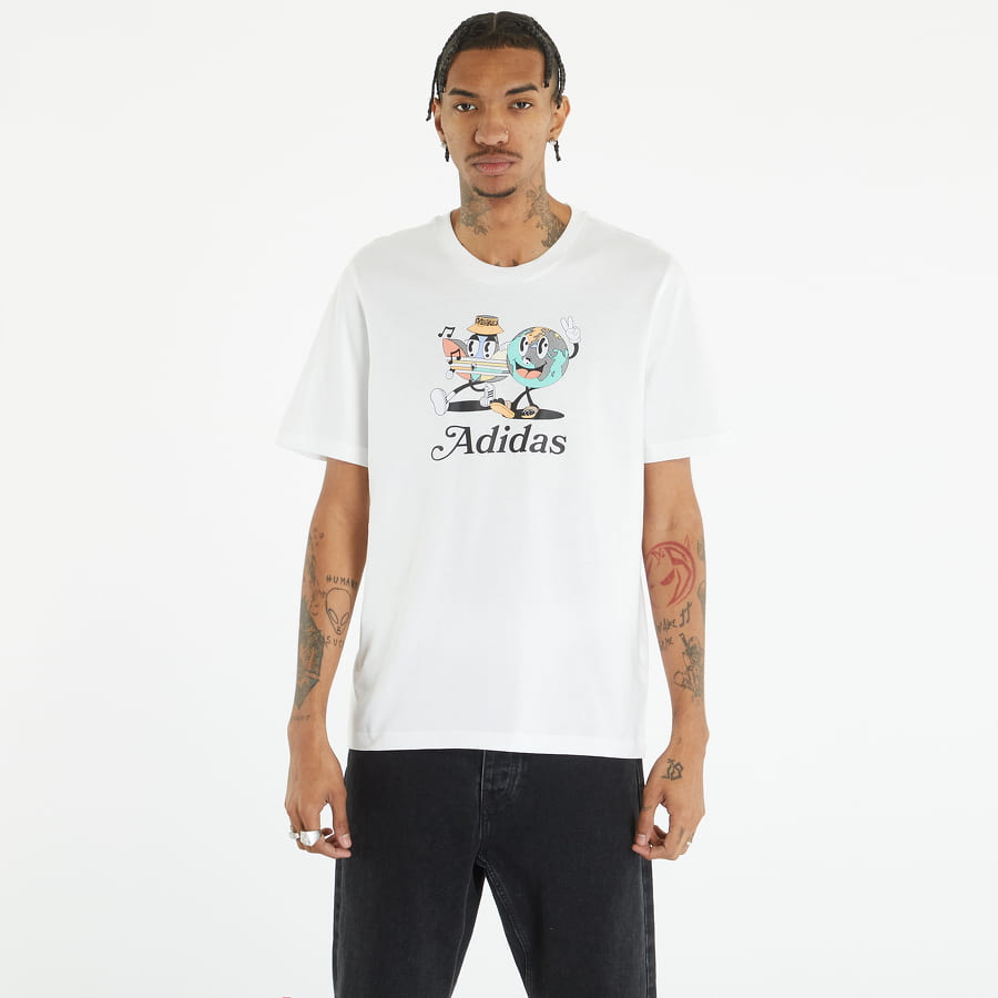 Tričko adidas Originals Graphic Tee Biela | IT8185, 0