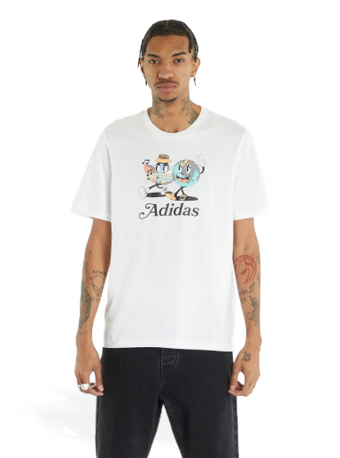 Tričko adidas Originals Graphic Tee Biela | IT8185