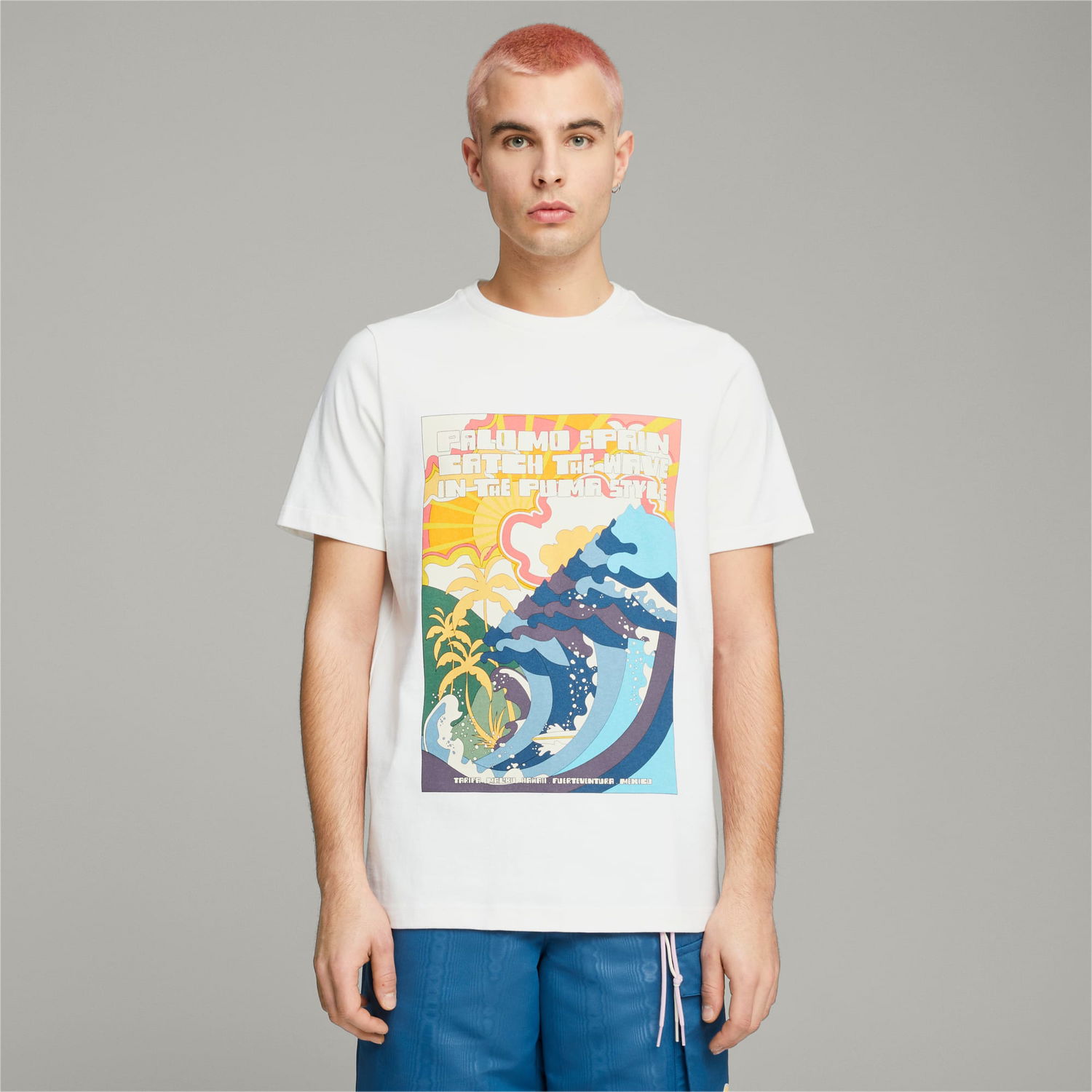Tričko Puma x Palomo T-shirt Biela | 538800_02, 0