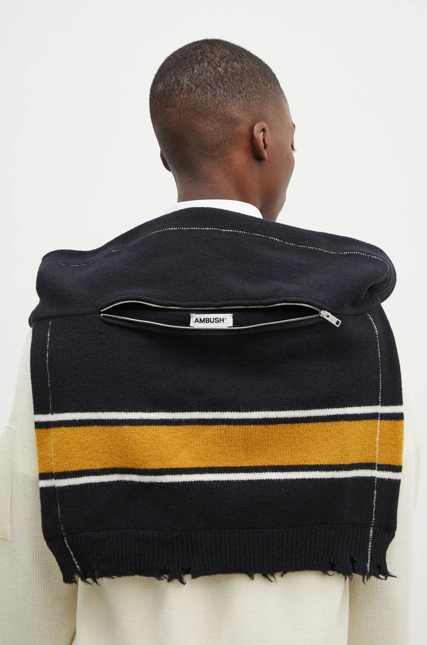 Sveter Ambush Knit Sweater Scarf Čierna | BMMA002F24KNI0011010, 1