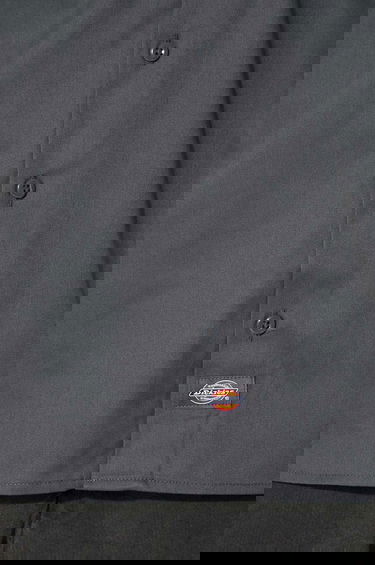 Košeľa Dickies Short Sleeve Shirt Classic Collar Two Chest Pockets Regular Fit Šedá | DK0A4XK7CH0, 5