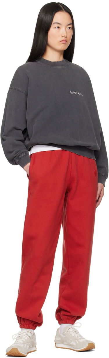 Mikina Anine Bing Anine Bing Jaci Lyrics Sweatshirt Šedá | A-08-10904-WBL1, 3