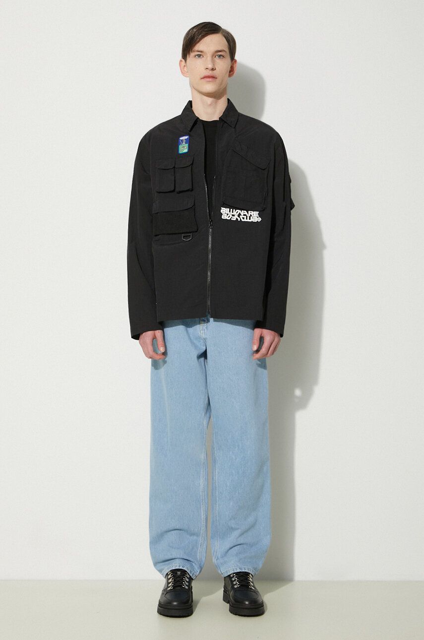 Košeľa BILLIONAIRE BOYS CLUB Billionaire Boys Club Multi Pocket Overshirt Čierna | B24239, 1