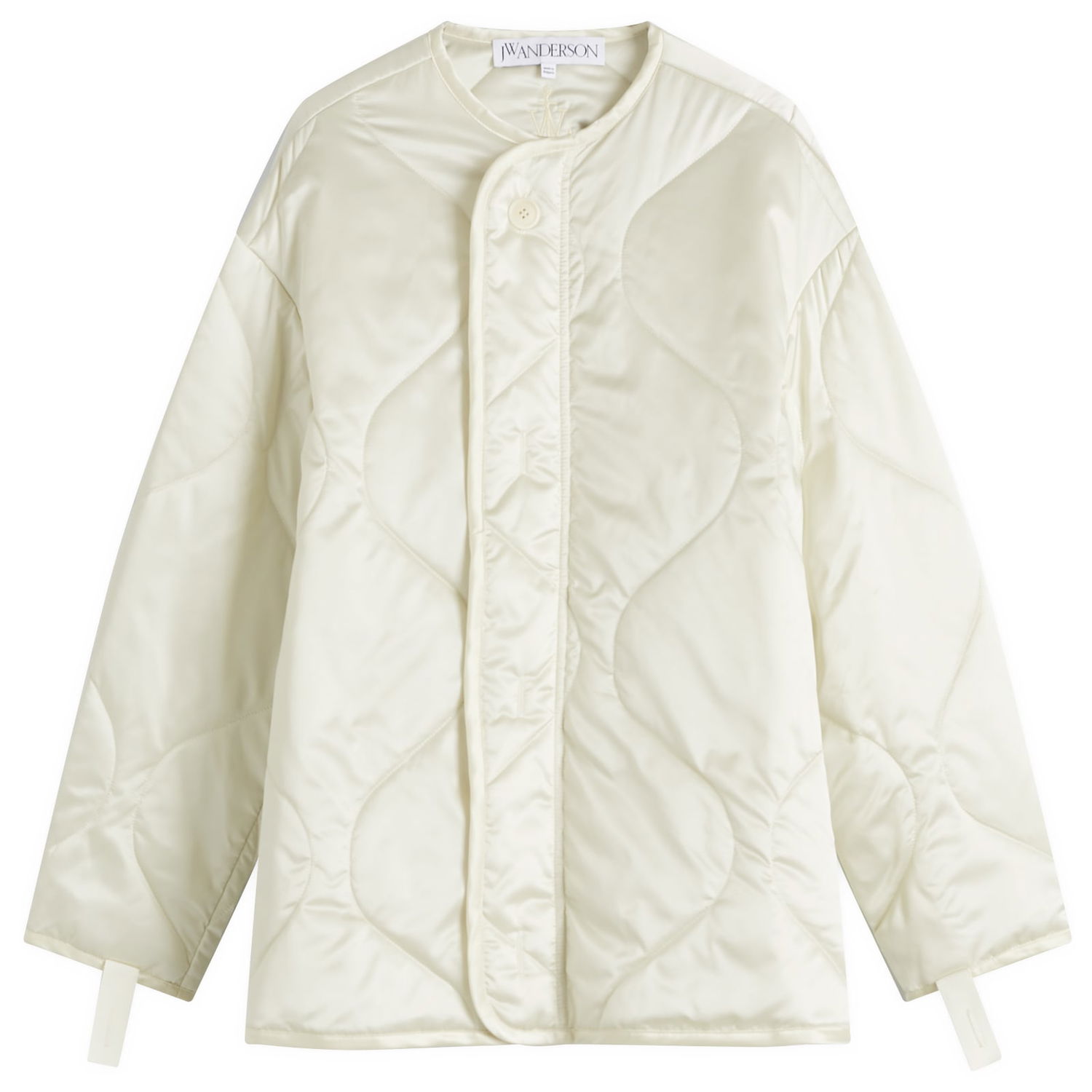 Prešívaná bunda JW Anderson Oversized Quilted Jacket Biela | JK0374-PG1680-006, 1