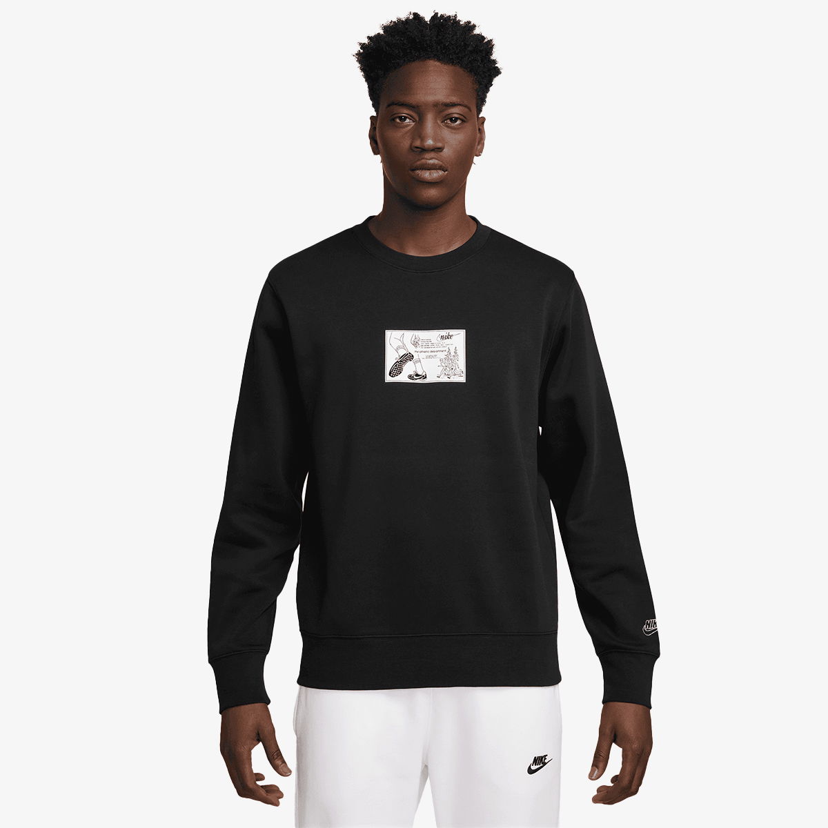 Mikina Nike Reissue Club Fleece Crewneck Sweatshirt Čierna | HV1244-010, 0