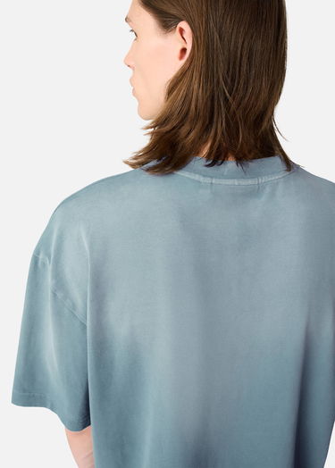 Tričko AXEL ARIGATO Washed Crew Neck T-Shirt Modrá | A3458002, 6