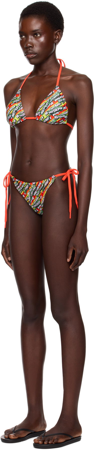 Plavky Martine Rose Martine Rose Logo Print Bikini Rôznofarebný | 141JT13418R, 3