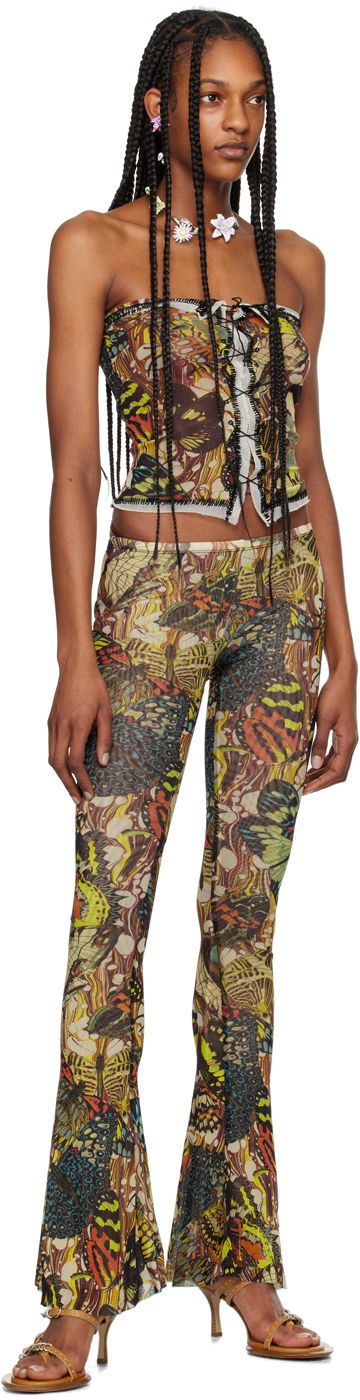 Tielko Jean Paul Gaultier Jean Paul Gaultier Butterfly Print Tube Top Rôznofarebný | 24/25-F-TO134-T545-1090, 3