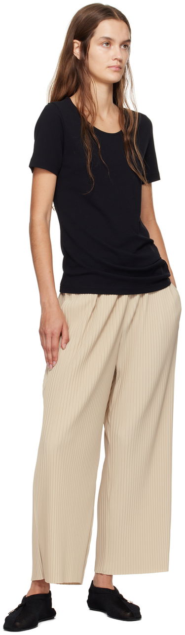 Nohavice Max Mara Leisure Rolanda Pleated Pants Béžová | 2426786027600, 3