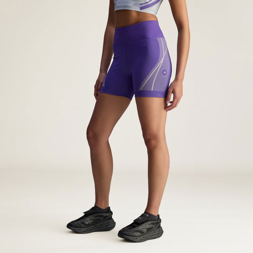 Šortky adidas Performance adidas by Stella McCartney TruePace Running Shorts Fialová | JW2025