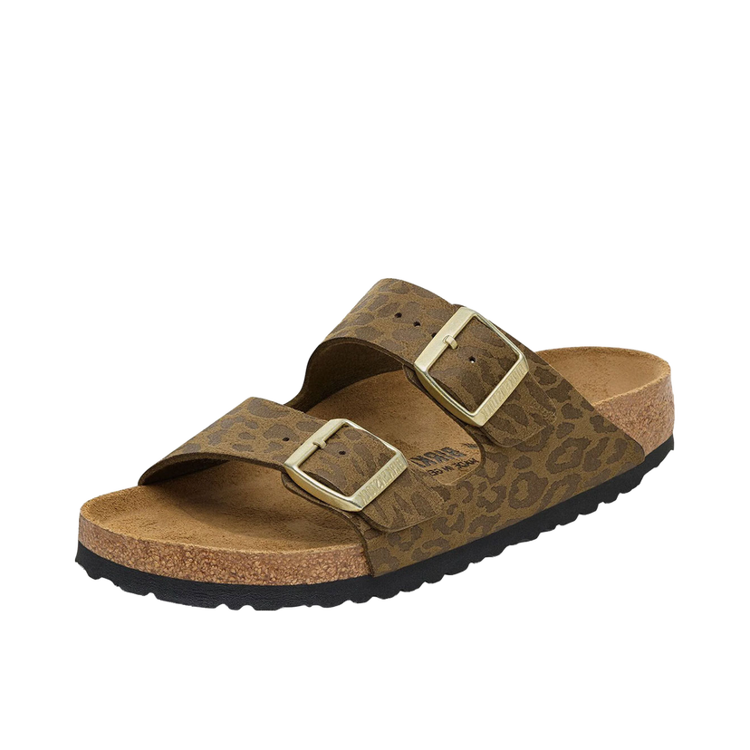 Tenisky a topánky Birkenstock Arizona Synthetik Regular Fit Leopard Print Sandal Hnedá | 1030594