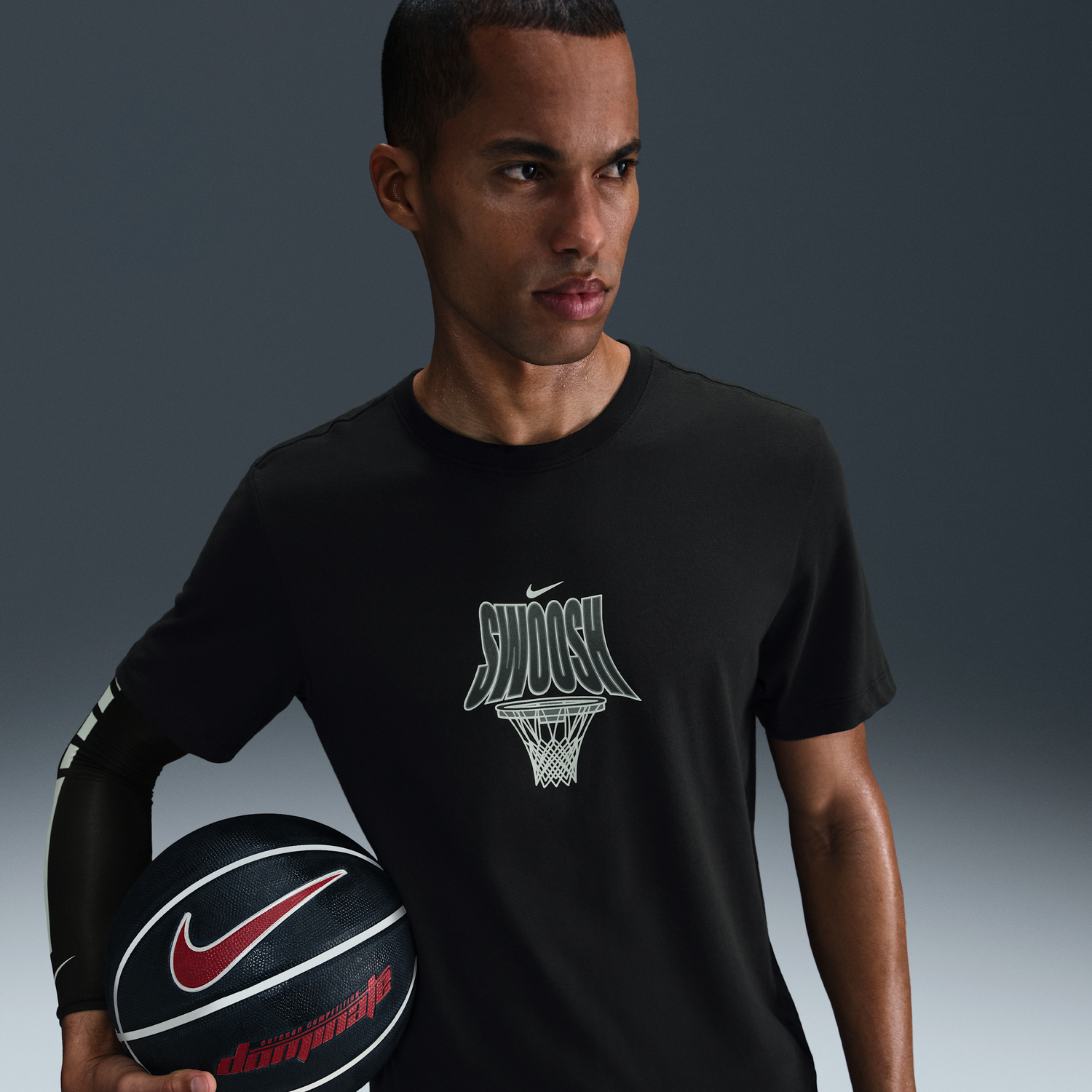 Tričko Nike Dri-FIT Basketball T-Shirt Čierna | HJ3466-010, 1