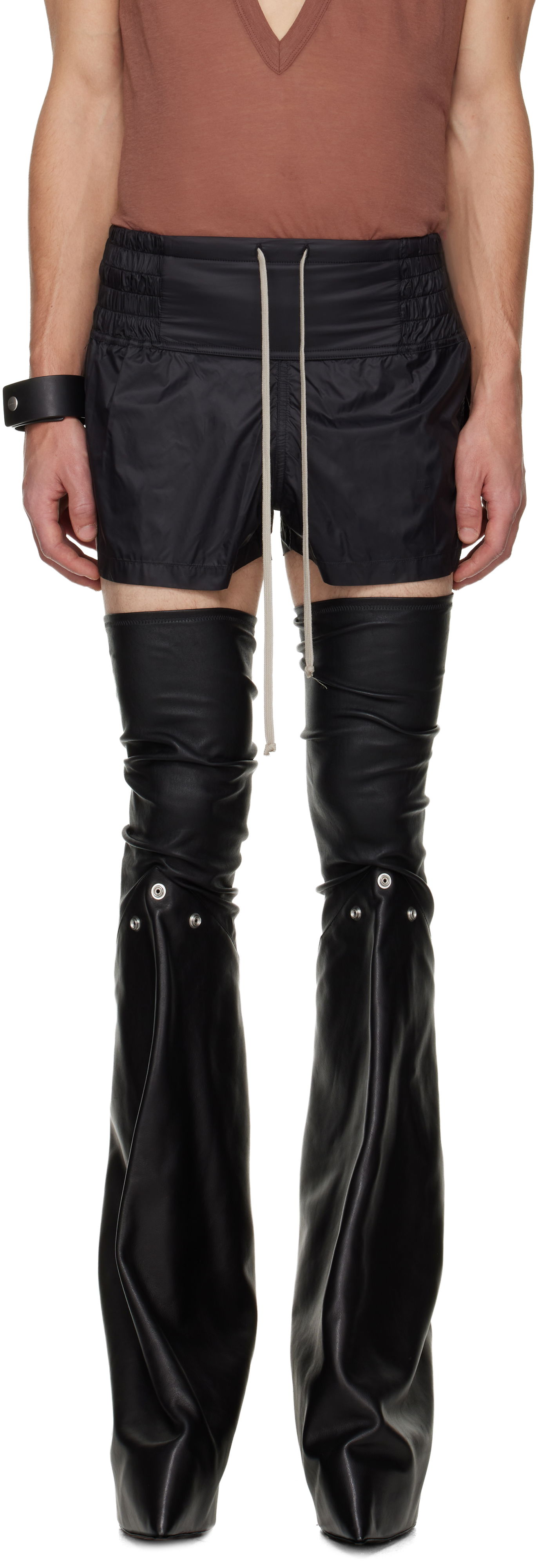 Šortky Rick Owens Concordians Boxing Shorts Čierna | RR02E1302 NP, 0