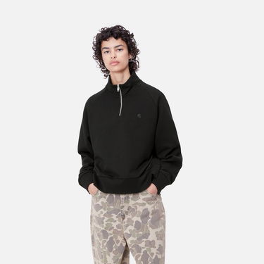 Mikina Carhartt WIP Colburn High Neck Sweatshirt Čierna | I033833_9, 0