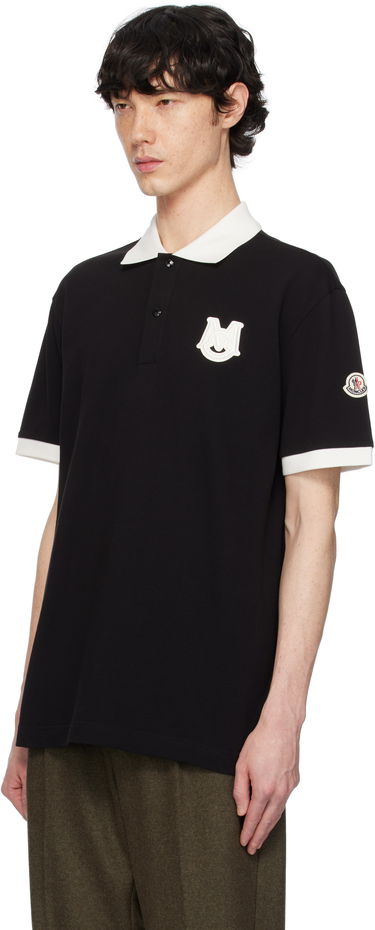 Polo tričko Moncler Archivio Short Sleeve Polo Čierna | K10918A0000589A16, 3