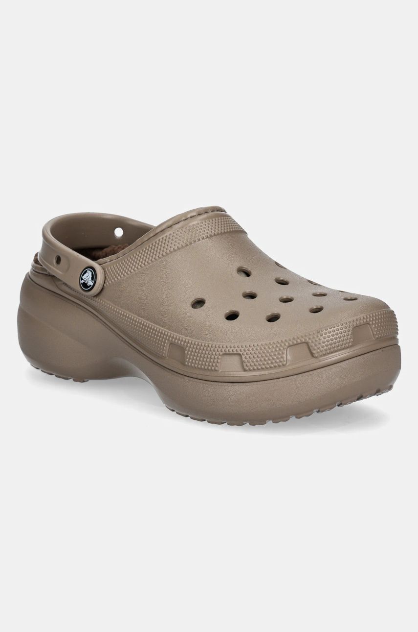 Tenisky a topánky Crocs Classic Platform Lined Clogs Béžová | 207938.199, 1