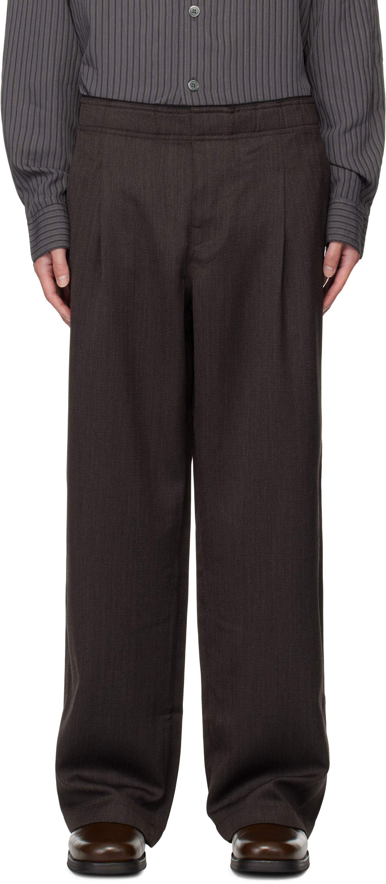 Nohavice OUR LEGACY OUR LEGACY Leisure Trousers Hnedá | M4254LH, 0