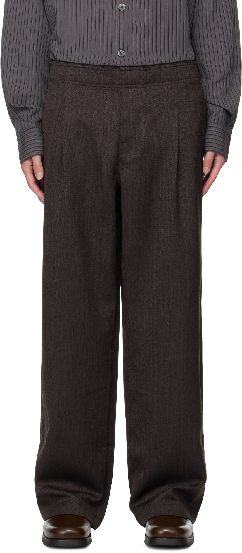 Nohavice OUR LEGACY OUR LEGACY Leisure Trousers Hnedá | M4254LH