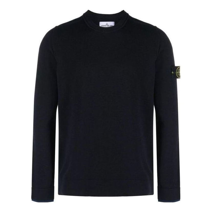 Sveter Stone Island Wool Knit Modrá | 7915526A1-V0020