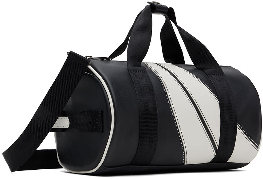 Bashar Black and White Duffle Bag