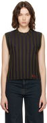 Eckhaus Latta Striped Sleeveless Top