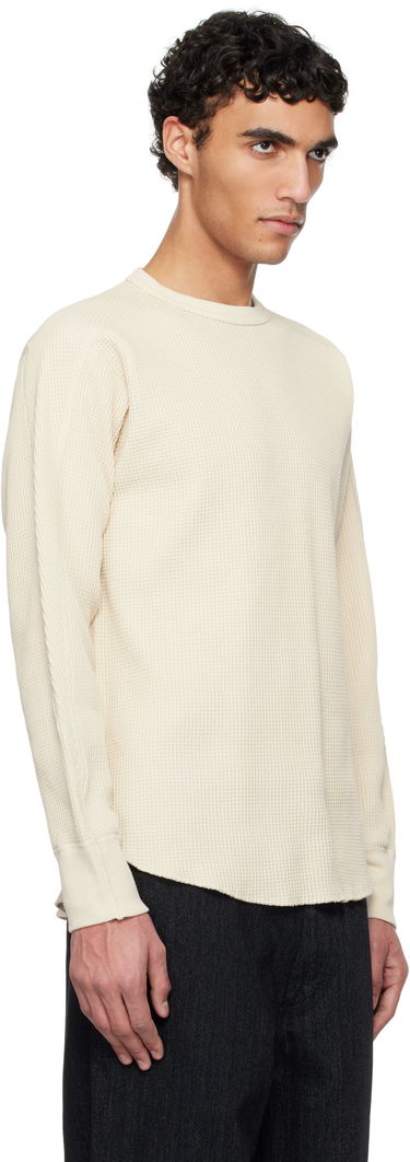 Sveter NANAMICA nanamica Crew Neck Thermal Sweat T-Shirt Béžová | S25SH102U, 1