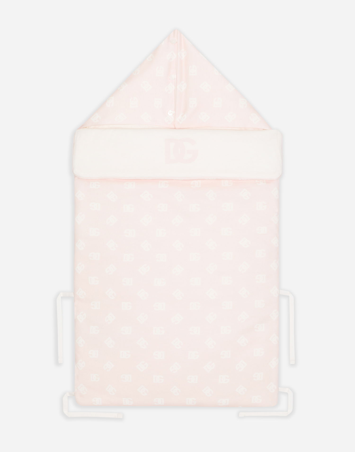 Pyžamo Dolce & Gabbana Dolce & Gabbana Logo Print Jersey Sleep Sack Ružová | LNJA93G7F0HHFVAA, 0