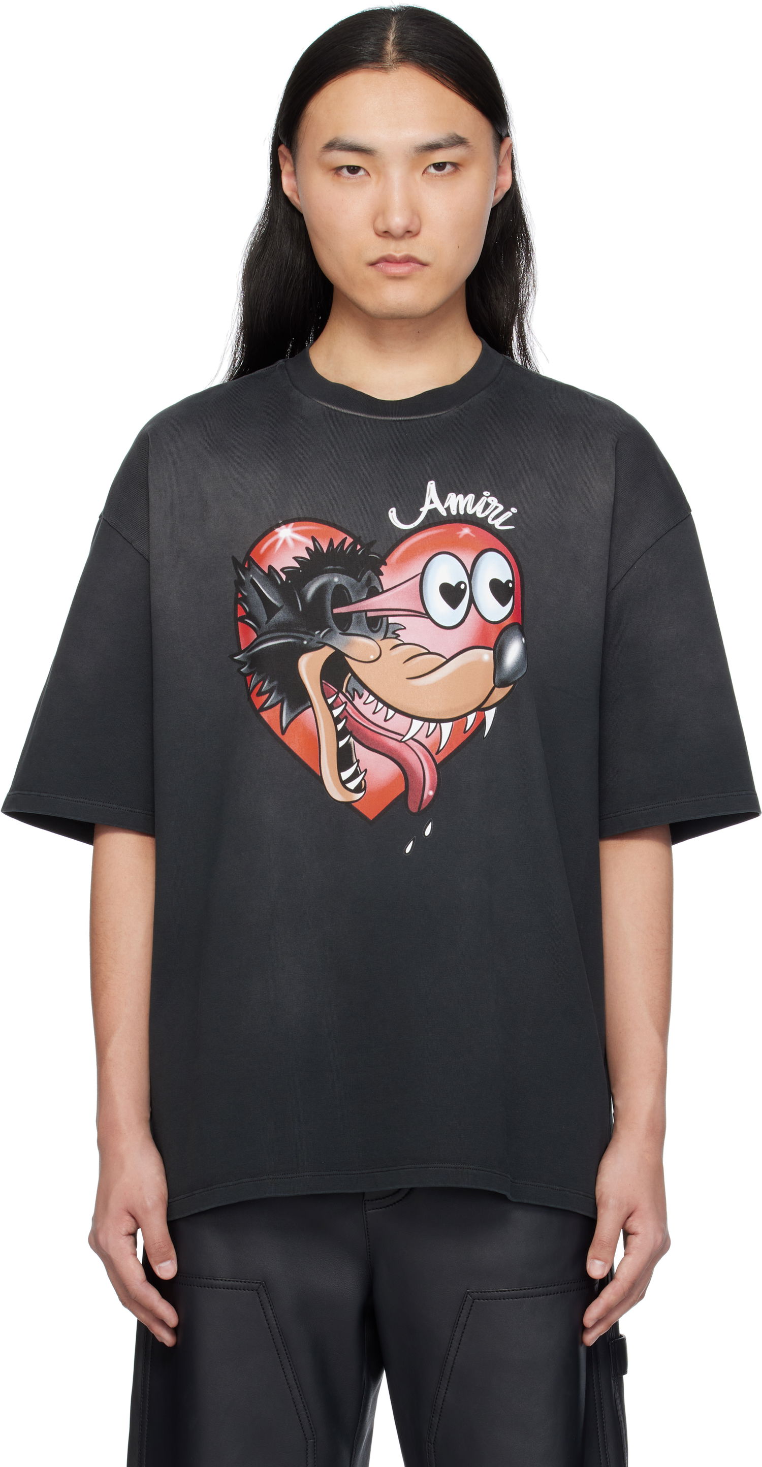 Tričko AMIRI Amiri Hopeless Romantic T-Shirt Čierna | AMJYTE1170, 0