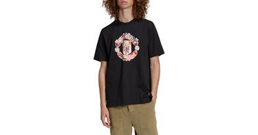 Tričko adidas Originals Manchester United Graphic T-Shirt Čierna | h63996, 1