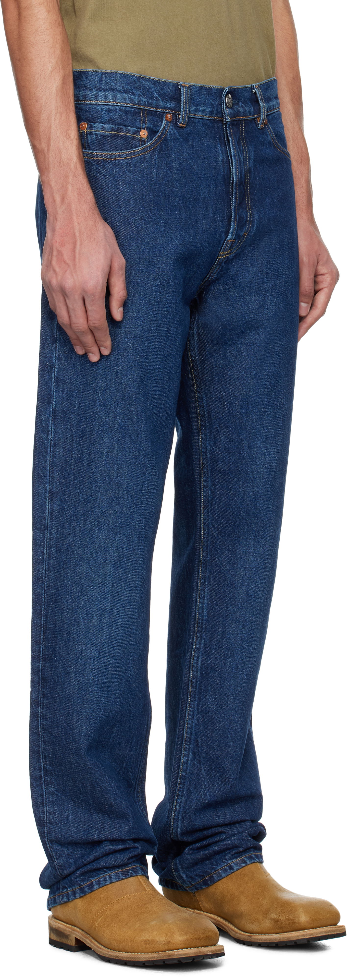 Džínsy OUR LEGACY Our Legacy First Cut Jeans Modrá | M2255FEB, 1