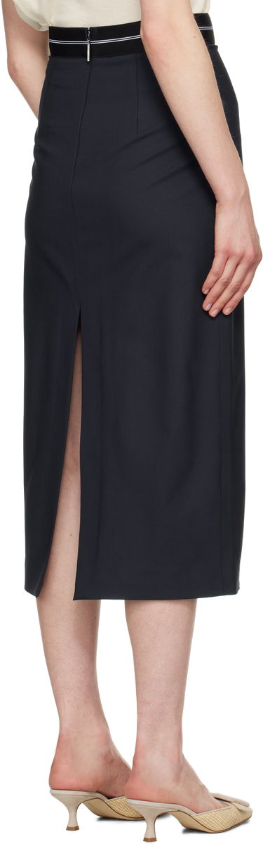 Sukňa MSGM MSGM Virgin Wool Midi Skirt Navy | 3841MDD17 257127, 2