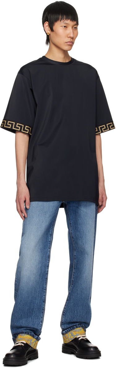Tričko Versace Versace Underwear Swim T-Shirt Čierna | 1004079_1A11119, 3