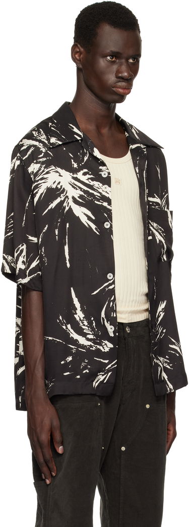 Košeľa Wales Bonner Wales Bonner Highlife Bowling Shirt Čierna | MS25SH08-VI05-9900 PRINT VISCOSE, 1