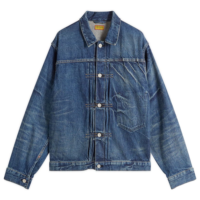 Bunda Human Made Human Made Future Denim Work Jacket, Size Large Modrá | HM30JK002-IND