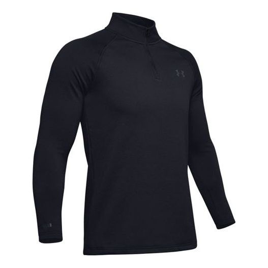 Sveter Under Armour Men's Base 4.0 Quarter Zip Top Čierna | 1343242-001