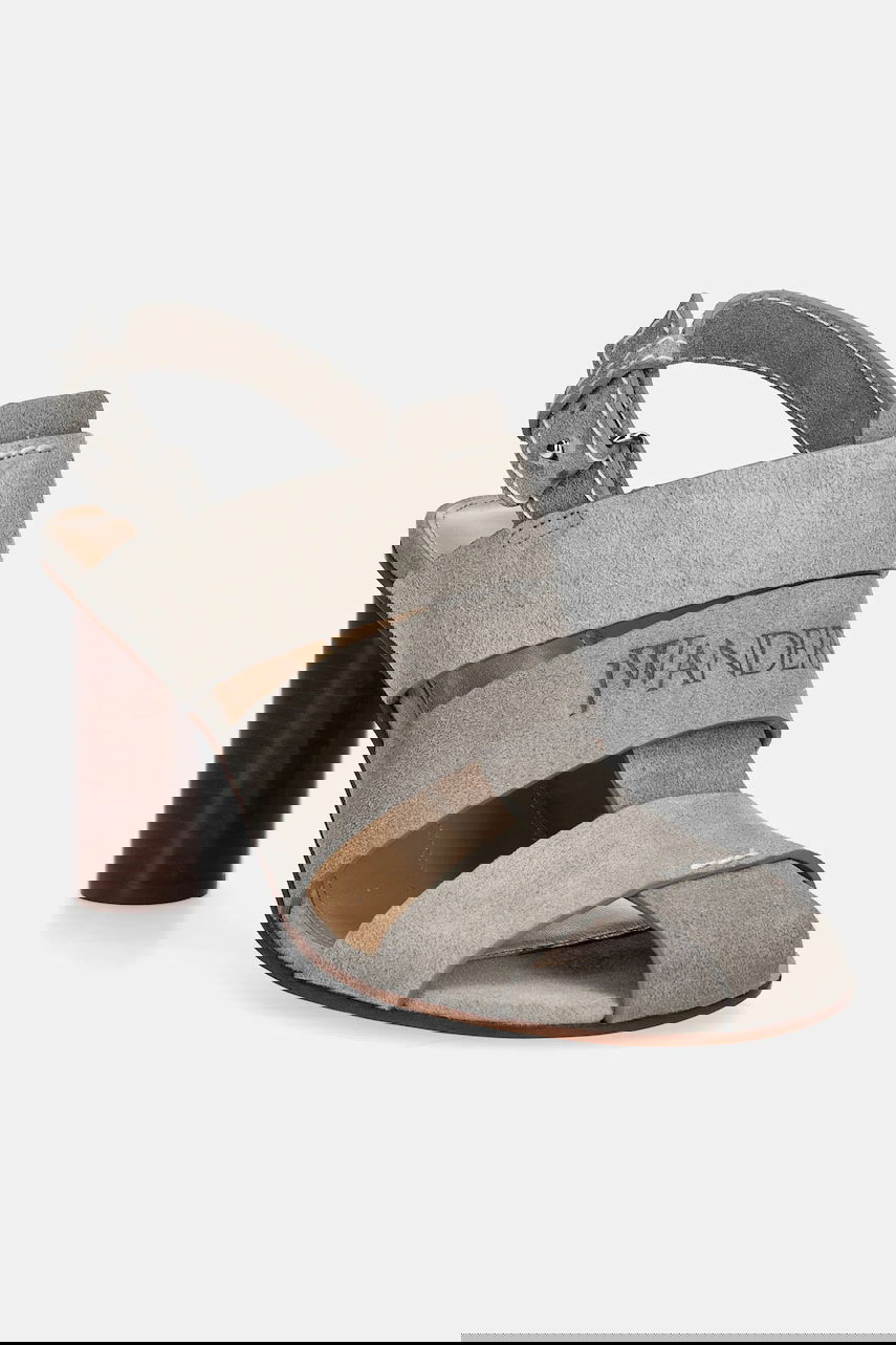 Tenisky a topánky JW Anderson JW Anderson Suede Heeled Sandals Šedá | SN0097.LA0359.929, 0