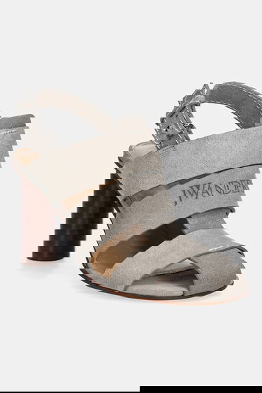 Tenisky a topánky JW Anderson JW Anderson Suede Heeled Sandals Šedá | SN0097.LA0359.929, 0