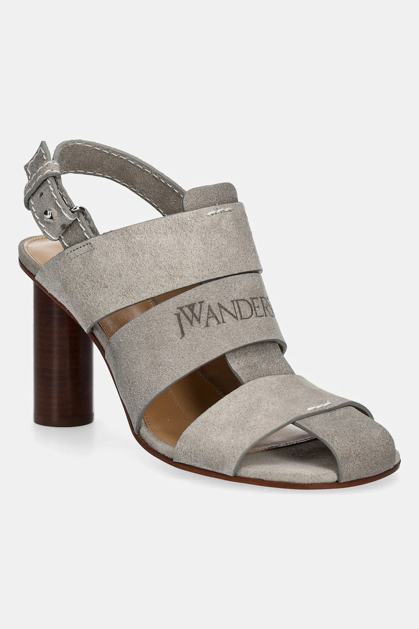 Tenisky a topánky JW Anderson JW Anderson Suede Heeled Sandals Šedá | SN0097.LA0359.929