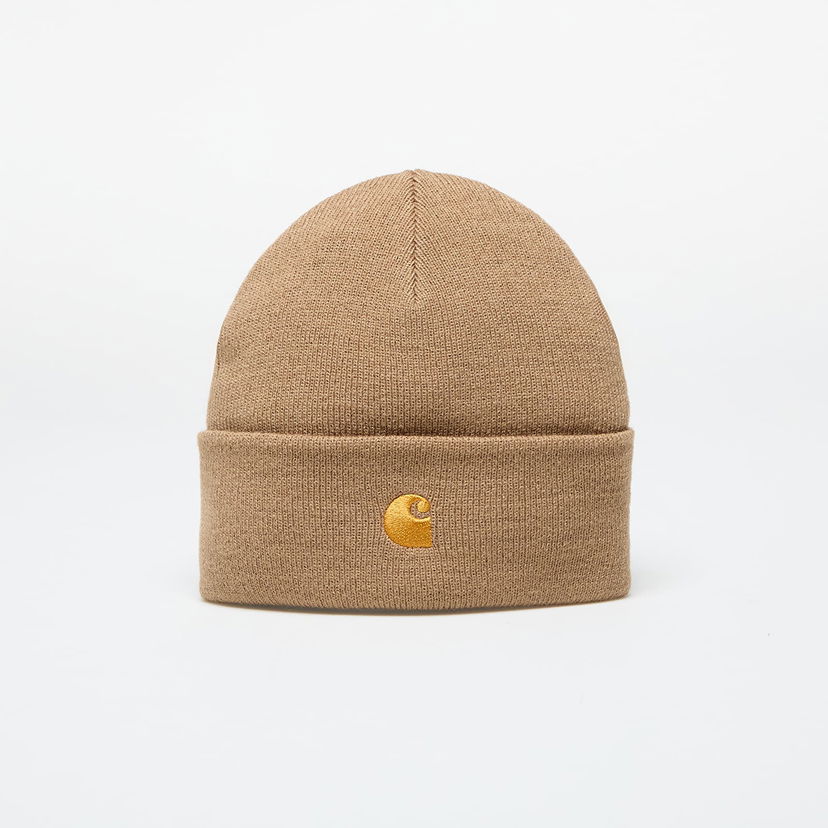 Kulicha Carhartt WIP Hat Chase Beanie Peanut/ Gold Universal Béžová | I026222.2GQXX