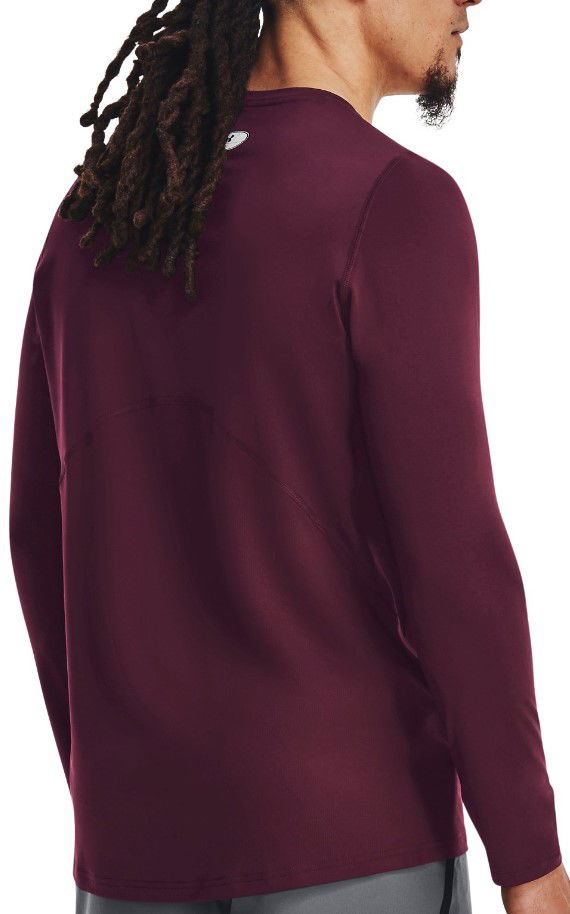 Tričko Under Armour UA HG Armour Fitted LS Vínová | 1361506-600, 1