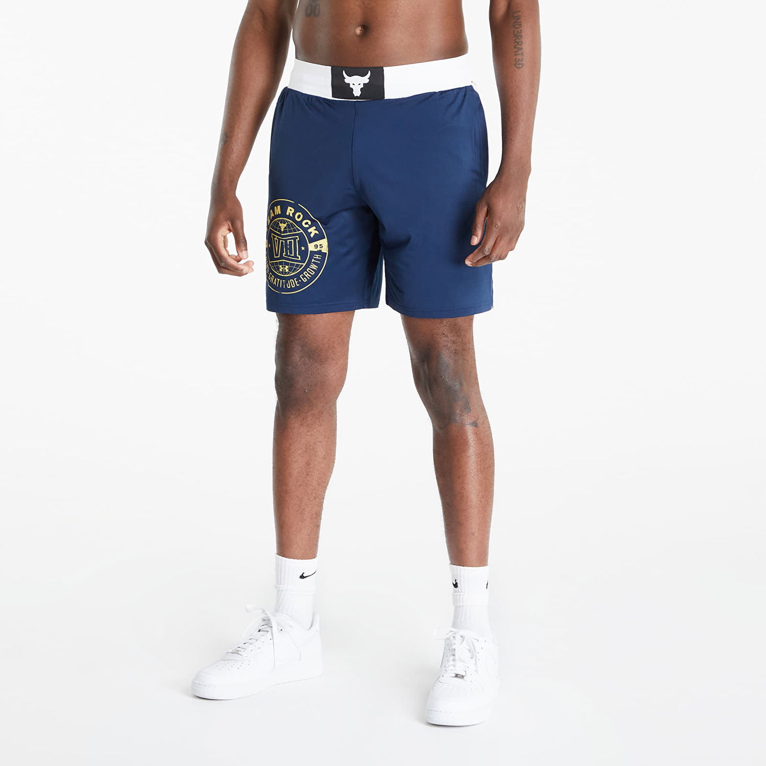 Šortky Under Armour Project Rock Boxing Shorts Navy | 1370451-408, 1