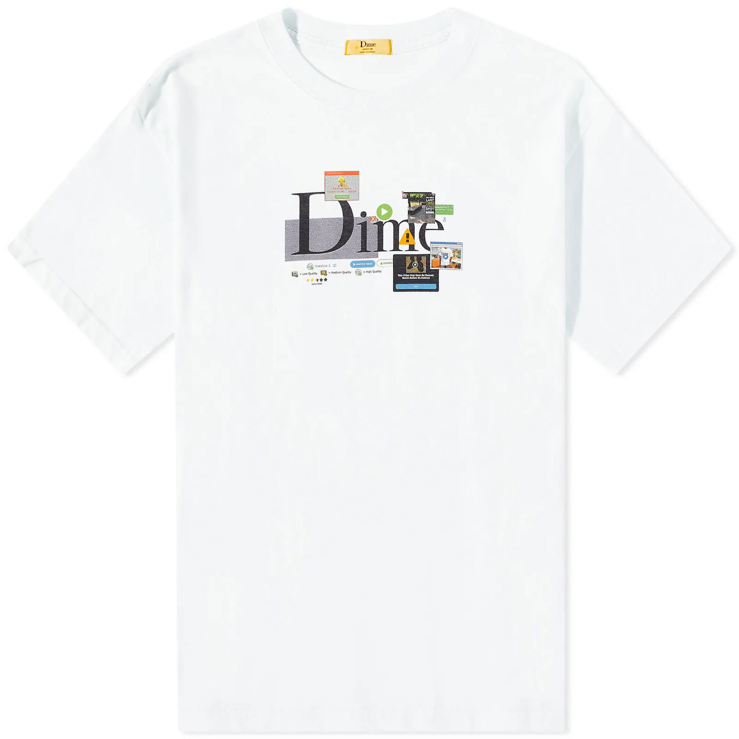 Tričko Dime Adblock Biela | DIMESU2318WHT, 0