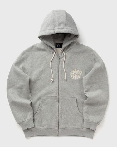 Mikina By Parra 1976 Logo Zip Hoodie Šedá | 52316, 0