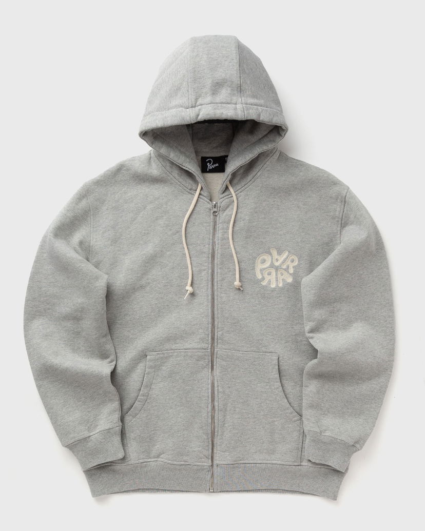 Mikina By Parra 1976 Logo Zip Hoodie Šedá | 52316