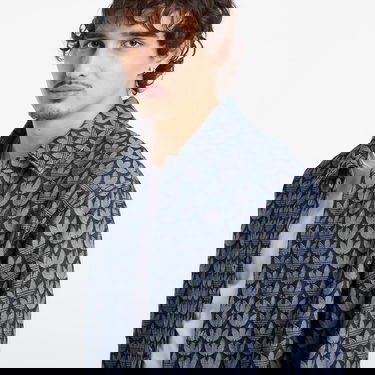 Košeľa adidas Performance Denim Monogram Shirt Jacket Modrá | KD0397, 1