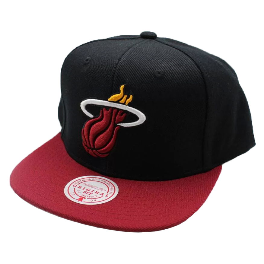 Šiltovka Mitchell & Ness NBA Team 2 Tone 2.0 Snapback Miami Heat Čierna | HHSS3264-MHEYYPPPBKRD, 0