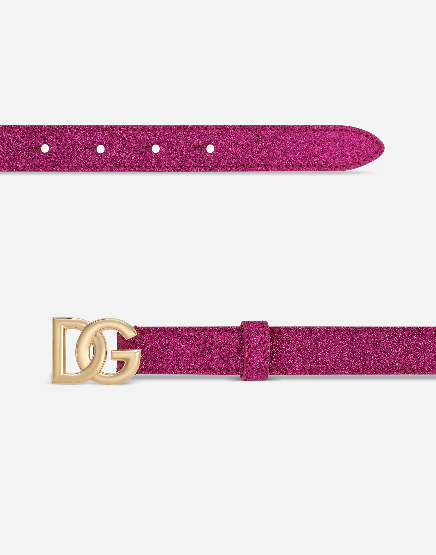 Opasok Dolce & Gabbana Dolce & Gabbana DG Logo Glitter Belt Ružová | EE0062AF22080422, 1
