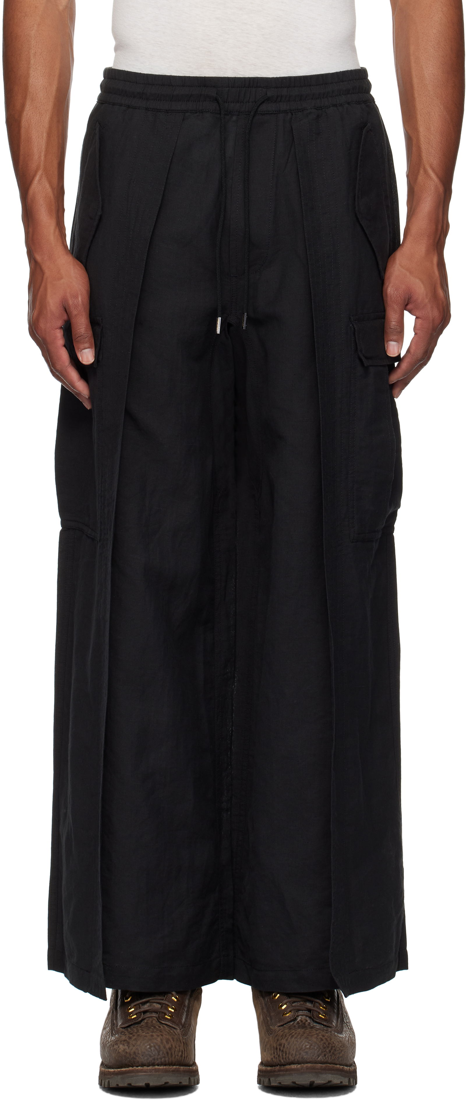 Hakama Track Cargo Pants