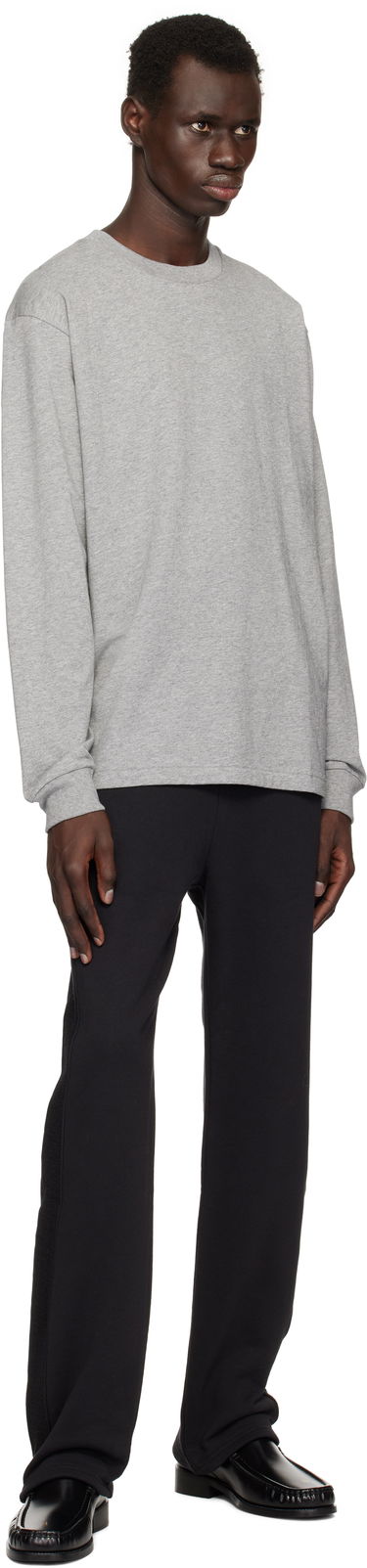 Tričko John Elliott John Elliott University Long Sleeve T-Shirt Šedá | A189A42541A, 3